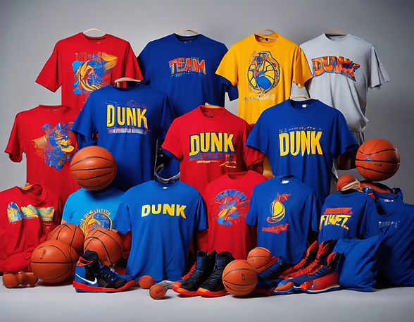 Team Dunk youth basketball apparel collection